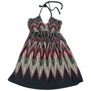 Sequin Hearts Multicolor Halter Dress